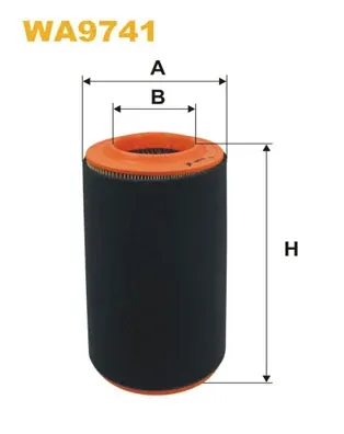 Filtro de ar WA9741 WIX
