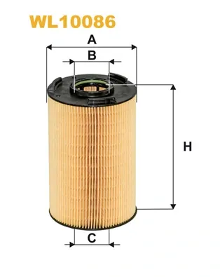 Filtro de óleo WL10086 WIX