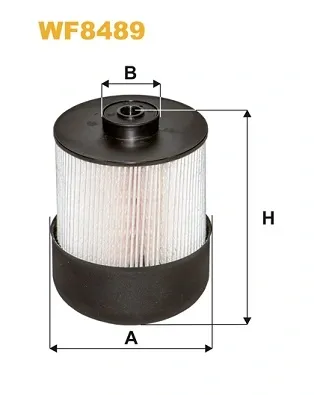 Filtro de combustível WF8489 WIX