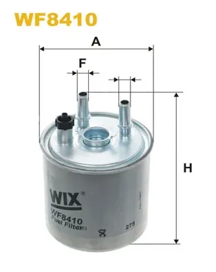 Filtro de combustível WF8410 WIX
