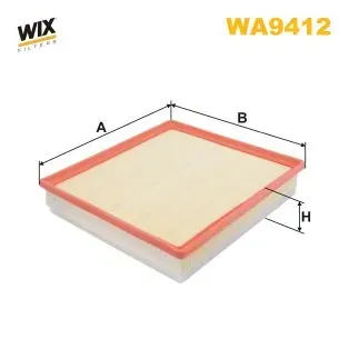 Filtro de ar WA9412 WIX