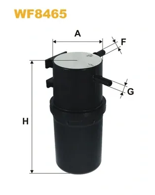 Filtro de combustível WF8465 WIX