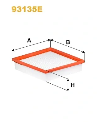 Filtro de salão 93135E WIX