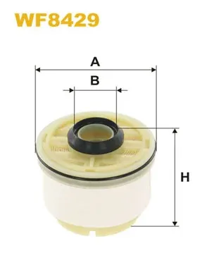 Filtro de combustível WF8429 WIX