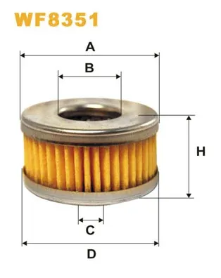 Filtro de combustível WF8351 WIX