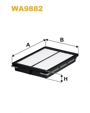 Filtro de ar WA9882 WIX