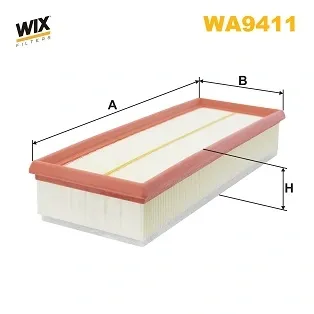 Filtro de ar WA9411 WIX