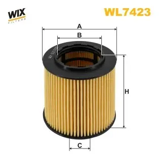 Filtro de óleo WL7423 WIX
