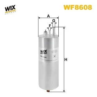 Filtro de combustível WF8608 WIX
