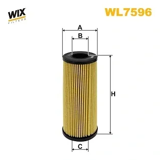 Filtro de óleo WL7596 WIX