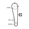 Correia do mecanismo de distribuição de gás Mazda 323 F IV