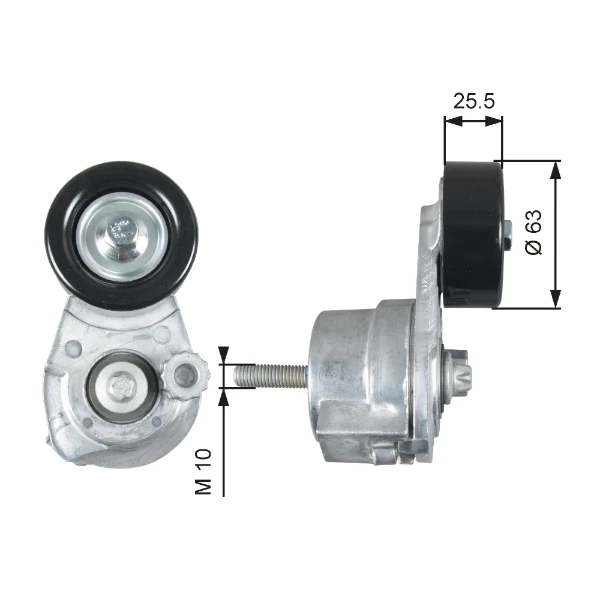Reguladora de tensão da correia de transmissão para Opel Insignia (G09)