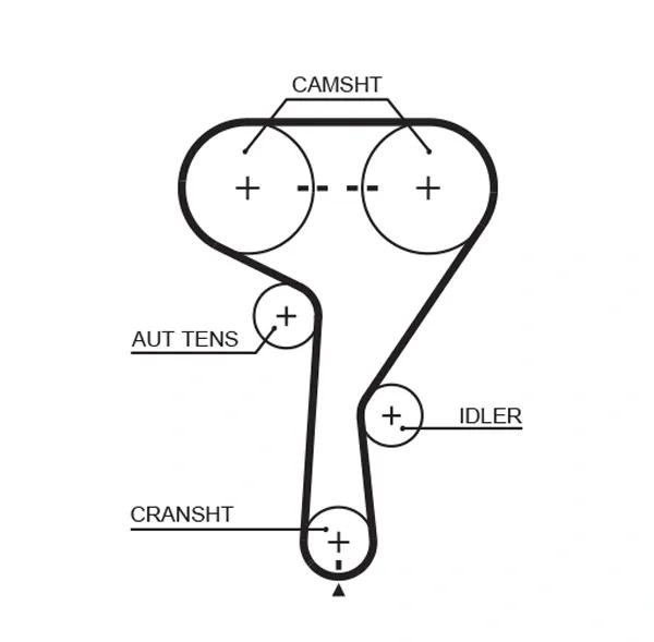 Correia do mecanismo de distribuição de gás, kit Fiat Stilo 192