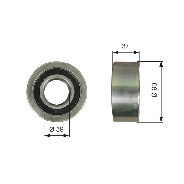 Rolo parasita da correia de transmissão Renault Trucks TRUCK PREMIUM ROUTE