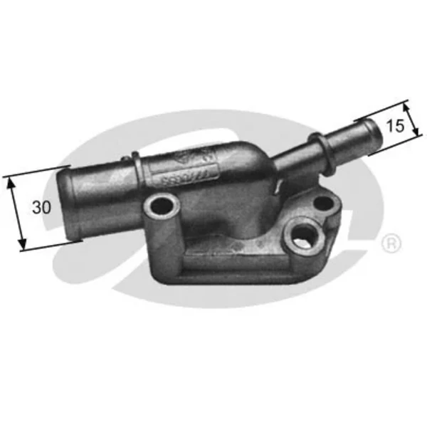 Caixa do termostato para Fiat Punto (176C)