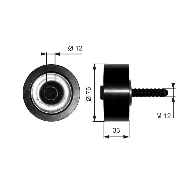 Rolo de reguladora de tensão da correia de transmissão на Mercedes Benz Truck TRUCK ATEGO ()