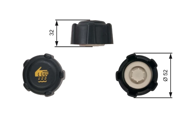 RC223 Gates tampa (tampão do tanque de expansão)