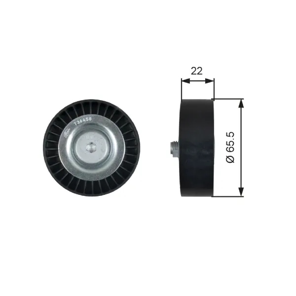 Rolo parasita da correia de transmissão T36458 Gates