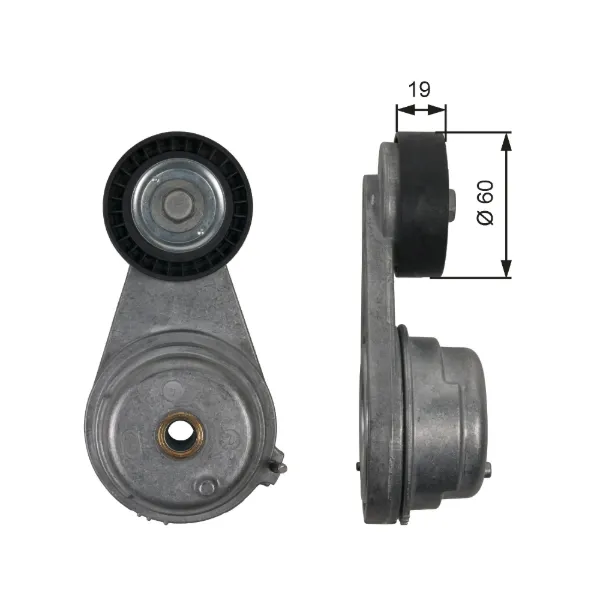 Reguladora de tensão da correia de transmissão Smart FORTWO 451
