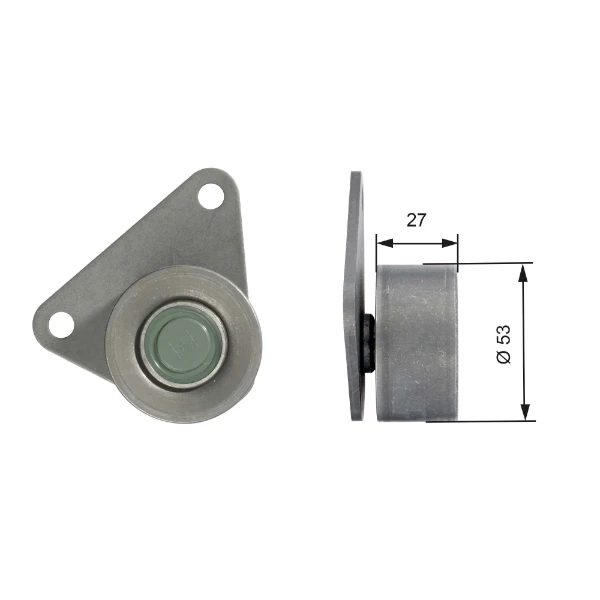 Rolo parasita da correia do mecanismo de distribuição de gás para Volvo V70 (LV)