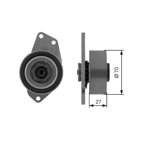 Rolo parasita da correia de transmissão Citroen C15 VD