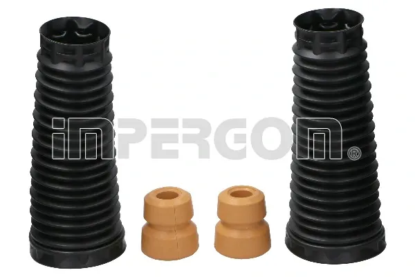 Pára-choque (grade de proteção) de amortecedor dianteiro + bota de proteção 50423 Impergom