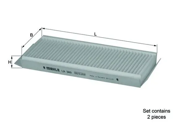 Filtro de salão LA349S Mahle Original