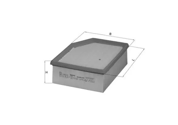 Filtro de ar LX795 Mahle Original