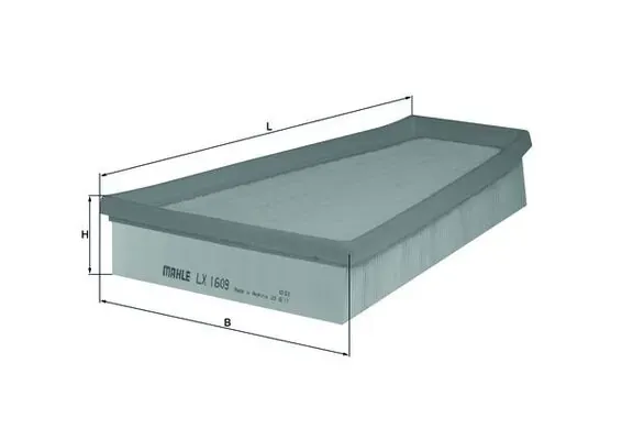 Filtro de ar LX1609 Mahle Original