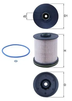 Filtro de combustível KX4911D Mahle Original