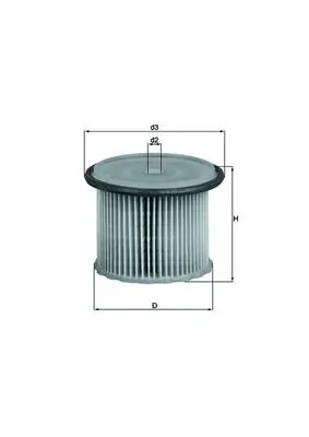 Filtro de combustível KX631 Mahle Original