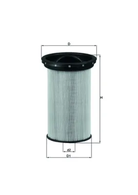 Filtro de combustível KX69 Mahle Original