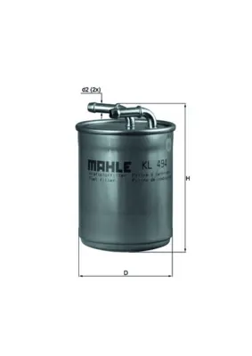 Filtro de combustível KL494 Mahle Original
