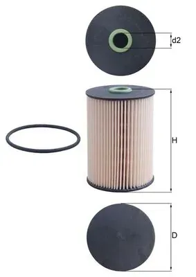 Filtro de combustível KX228D Mahle Original