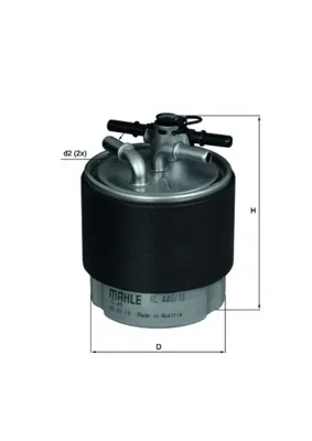 Filtro de combustível KL44018 Mahle Original