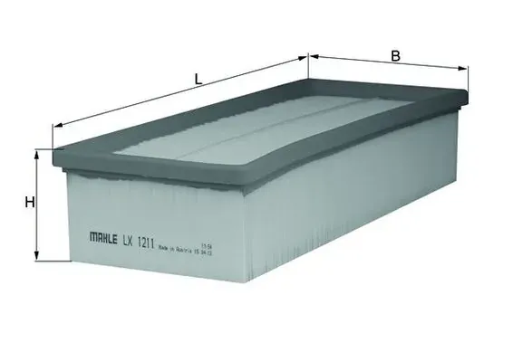Filtro de ar LX1211 Mahle Original