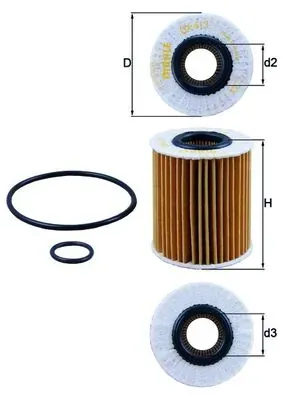 OX413D1 Mahle Original