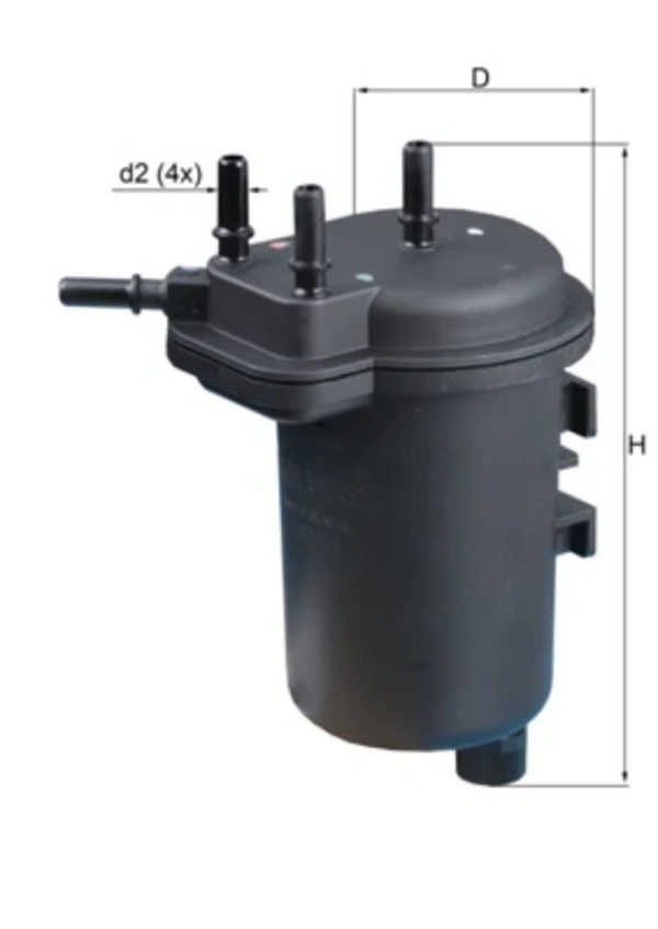 KL432 Mahle Original filtro de combustível