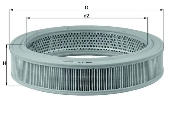 Filtro de ar LX208 Mahle Original