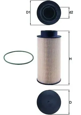 Filtro de combustível KX1821D Mahle Original
