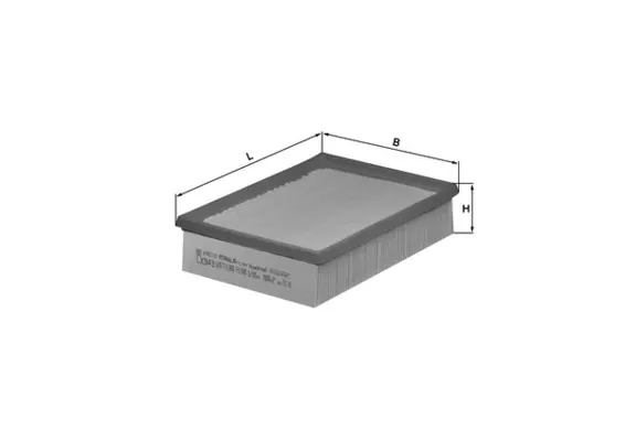 Filtro de ar LX343 Mahle Original