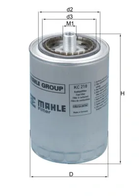 Filtro de combustível KC218 Mahle Original