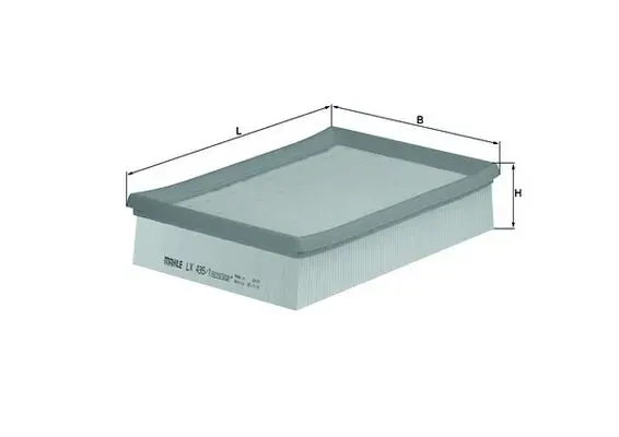Filtro de ar LX4351 Mahle Original