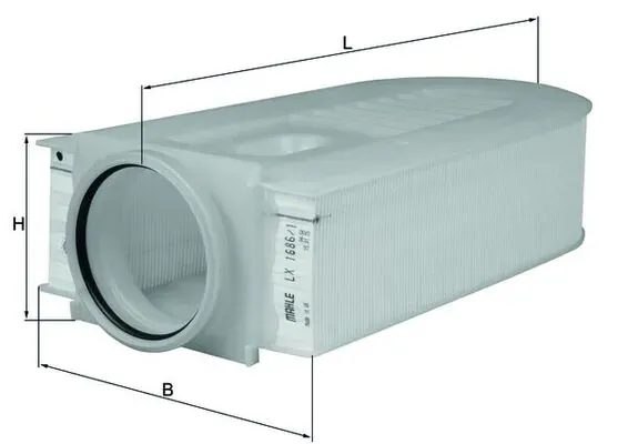 Filtro de ar LX16861 Mahle Original