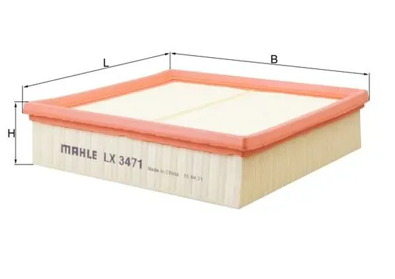 Filtro de ar LX3471 Mahle Original