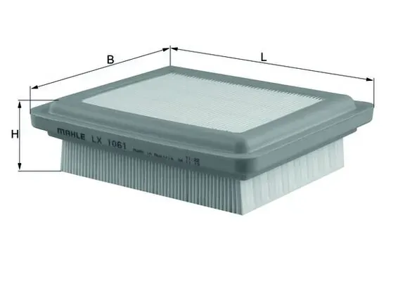 Filtro de ar LX1061 Mahle Original