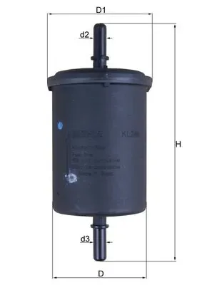 Filtro de combustível KL248 Mahle Original