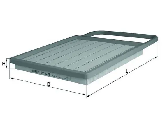 Filtro de ar LX1475 Mahle Original