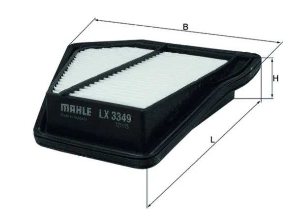 LX3349 Mahle Original filtro de ar