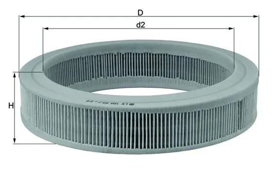 Filtro de ar LX108 Mahle Original